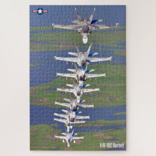 Puzzle F/A-18C HORNET (20 x 30 POUCES)