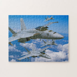 Puzzle F/A-18E SUPER HORNET (11x14 POUCES)