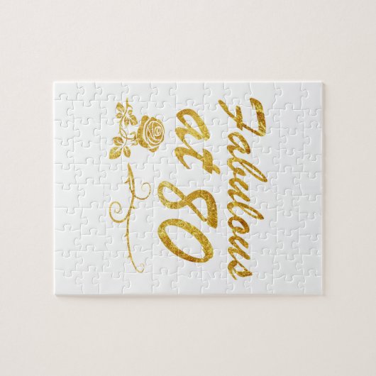 Puzzle Fabuleux à 80 ans (Horizontal)