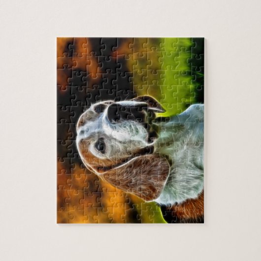 Puzzle Face beagle (Vertical)