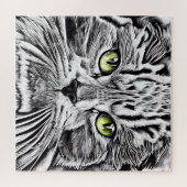 Puzzle Face de chat (Horizontal)