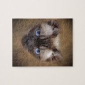 Puzzle Face du chat Devon Rex (Horizontal)