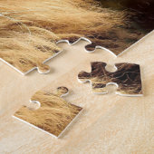 Puzzle Face photo du lion (Côté)