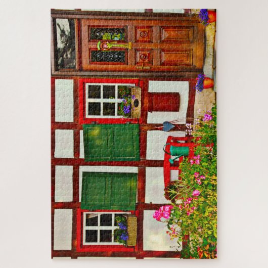 Puzzle Fachwerkhaus House Allemagne. (Vertical)