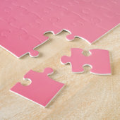 Puzzle Fading Pinks Dégradé & Vos Initiales (Côté)
