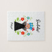 Puzzle Fado chanteuse avec caravelle portugaise (Horizontal)