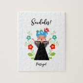 Puzzle Fado chanteuse avec caravelle portugaise (Vertical)