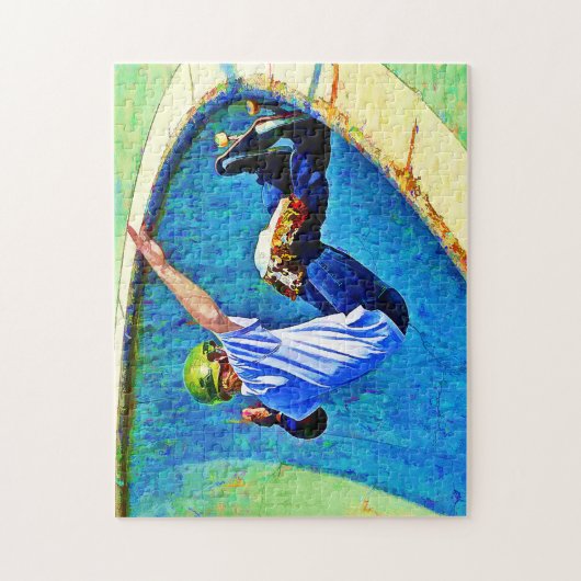 Puzzle Faire de la planche à roulettes dans la copie de (Vertical)