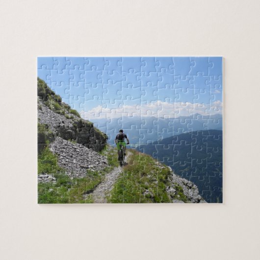 Puzzle Faire du vélo de montagne (Horizontal)
