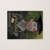 Puzzle Faire-part de graduation de la photo de Script Gol (Horizontal)