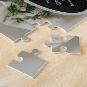 Puzzle Faire-part de grossesse fleur sauvage numérique (Côté)