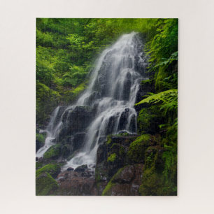 Puzzle Fairy Falls   Gorge de la rivière Colombia Oregon.