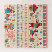 Puzzle Fairy Forest Animaux : Arrière - plan beige (Horizontal)