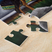 Puzzle Fairy Guardian Doberman Chien (Côté)