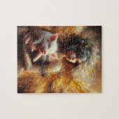 Puzzle Fairy Holding a Young Pig (Horizontal)