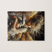 Puzzle Fairy Holding a Young Rabbit (Horizontal)