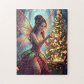 Puzzle Fairy- Pixie dust Mystical Forest - cute (Vertical)