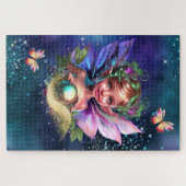 Puzzle Fairy pixie enchanted birthday party theme (Horizontal)