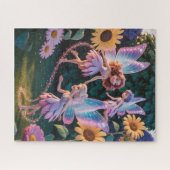 Puzzle Fairy Princess in a flower garden (Horizontal)