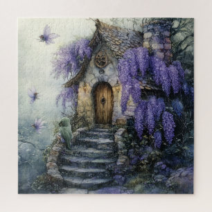 Puzzle Fairytale Cottage avec Purple Wisteria