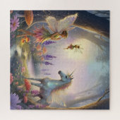 Puzzle Fairytale Forest Unicorne Trees Fée Champignons (Horizontal)