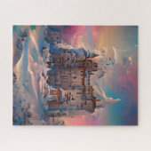Puzzle Fairytale World, Château d'hiver, Château de neige (Horizontal)