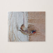 Puzzle Faisan dans la neige (Horizontal)