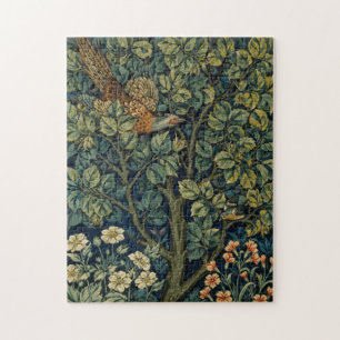 Puzzle Faisan d'arbre boisé William Morris