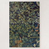 Puzzle Faisan d'arbre boisé William Morris (Vertical)