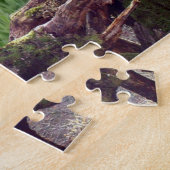 Puzzle Faisan près d'un arbre tombé, faune surdimensionné (Côté)