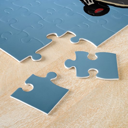 Puzzle faisant de la planche à roulettes de chien (Côté)
