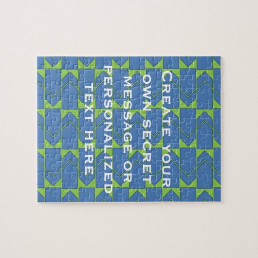 Puzzle fait sur commande de message d'amusement (Horizontal)