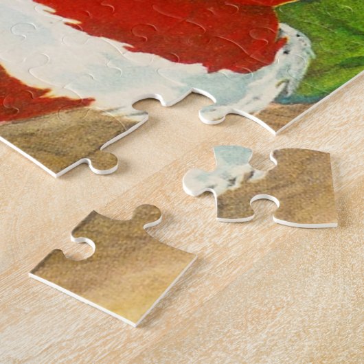 Puzzle fait sur commande de Noël (Côté)