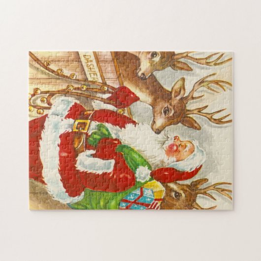 Puzzle fait sur commande de Noël (Horizontal)