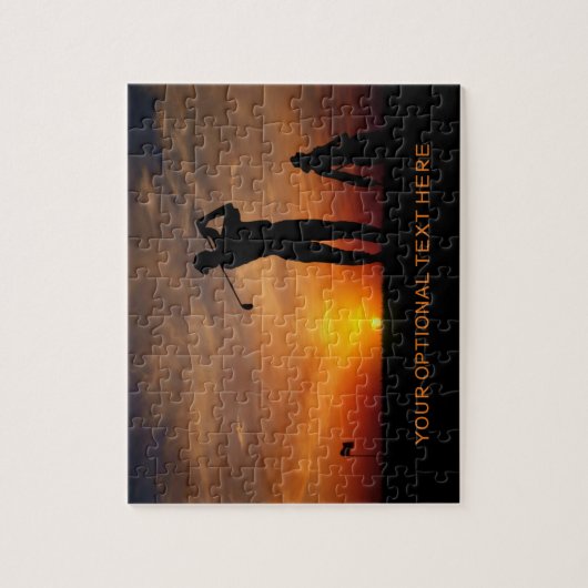 Puzzle fait sur commande des textes de coucher du (Vertical)