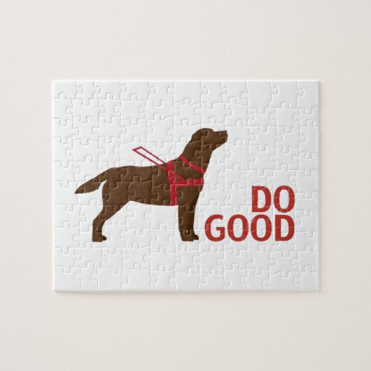 Puzzle Faites le bien - Service Dog - Laboratoire de choc (Horizontal)