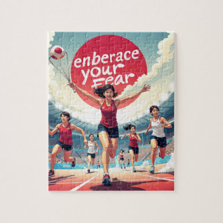 Puzzle Faites preuve de votre peur - kawaii Motivational