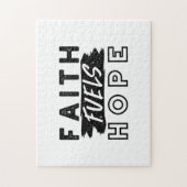 Puzzle Faith Fuels Hope Quote – Uplifting Christian Art (Vertical)