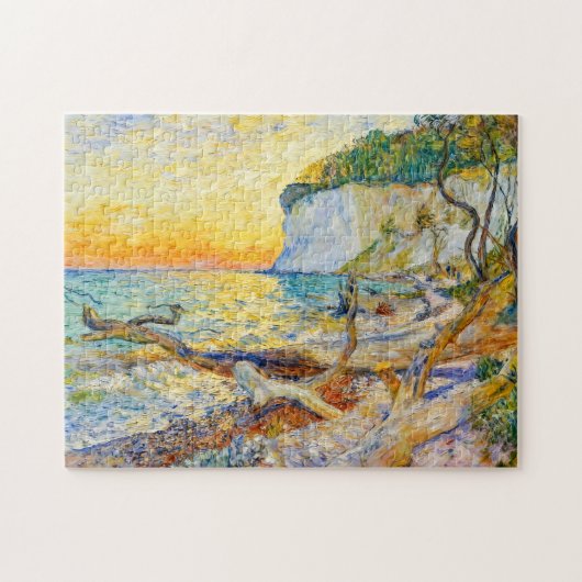 Puzzle Falaises impressionnistes sur l'île de Ruegen avec (Horizontal)