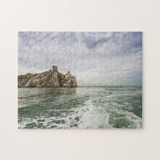 Puzzle Falaises irlandaises sous un ciel nuageux (Horizontal)