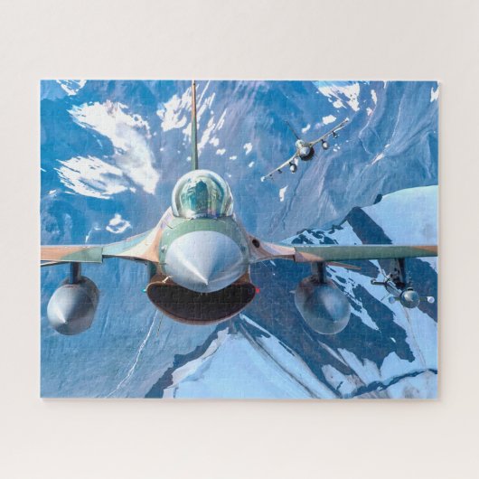 Puzzle FALCON DE COMBAT F-16C - ALASKA (16x20 POUCES) (Horizontal)
