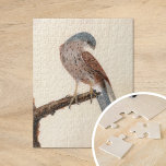 Puzzle Falcon Hen Kestrel | William Lewin<br><div class="desc">Faucon; Hen Kestrel (avant 1790) | Le faucon de William Lewin; Hen Kestrel est un tableau saisissant et détaillé représentant un faucon de poule perché gracieusement sur une branche contre un arrière - plan neutre minimaliste. L’oeuvre d’art saisit la forme élégante de l’oiseau, son bec pointu et son plumage complexe...</div>