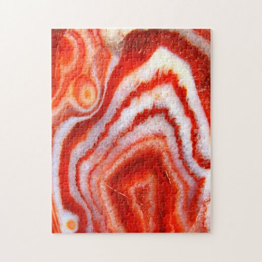 Puzzle Falln Blood Orange Agate. (Vertical)