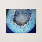 Puzzle Falln Geode en cristal bleu (Horizontal)