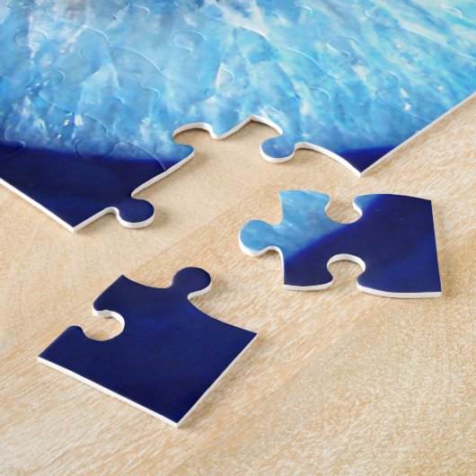 Puzzle Falln Geode en cristal bleu (Côté)