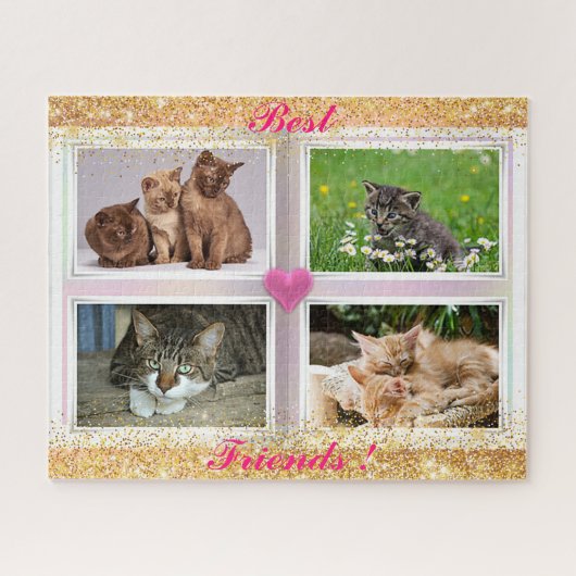 Puzzle Famille Chats Cadeau Populaire (Horizontal)