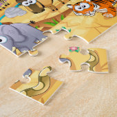 Puzzle Famille d'animaux de la savane (Côté)