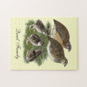 Puzzle Famille de cailles Coturnix (Horizontal)