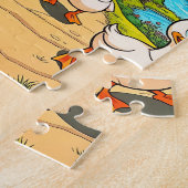 Puzzle Famille de canards (Côté)