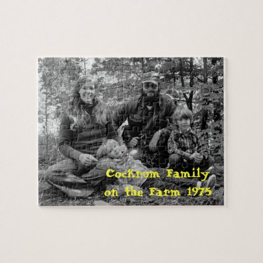 Puzzle Famille de Cockrum à la ferme 1975 (Horizontal)